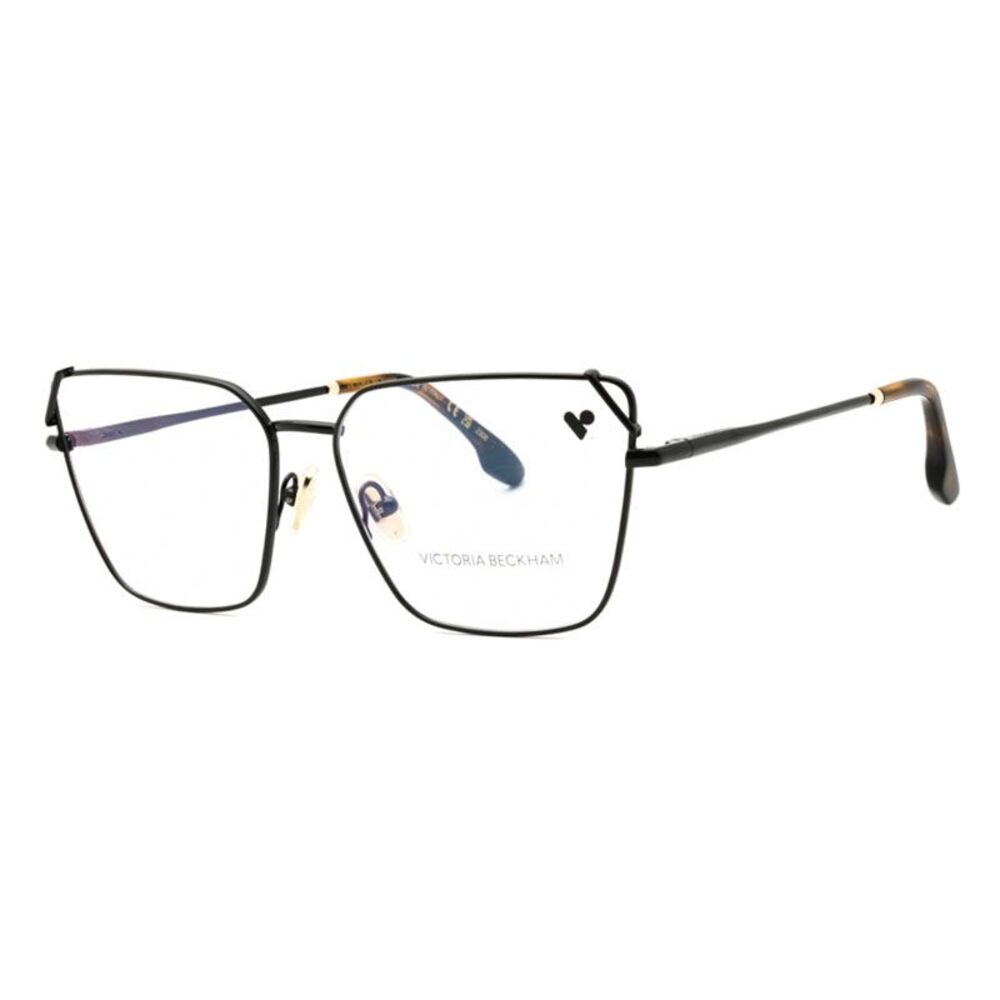 Victoria Beckham Eyeglasses Cat Eye Full Rim, Black Frame and Clear Demo Lenses